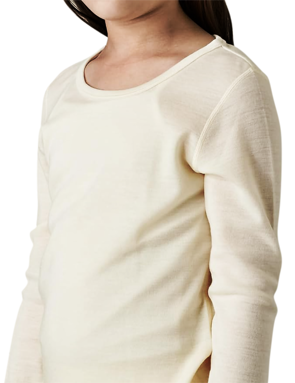 PURE EXTRA FINE MERINO WOOL – KIDS – WHITE 240 gsm excellent up to -20C
