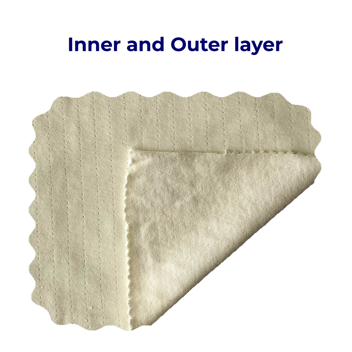 240 GSM Twin layer Cotton/Wool Thermo Fleece for Sensitive Skin