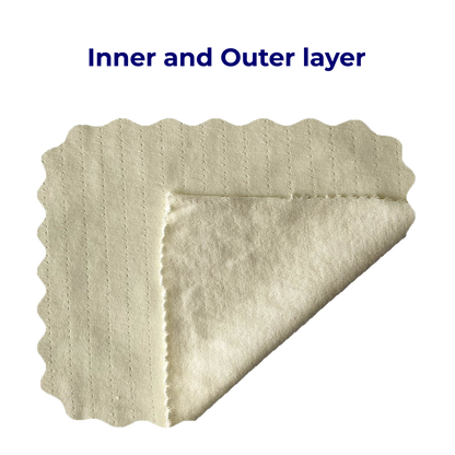 240 GSM Twin layer Cotton/Wool Thermo Fleece for Sensitive Skin