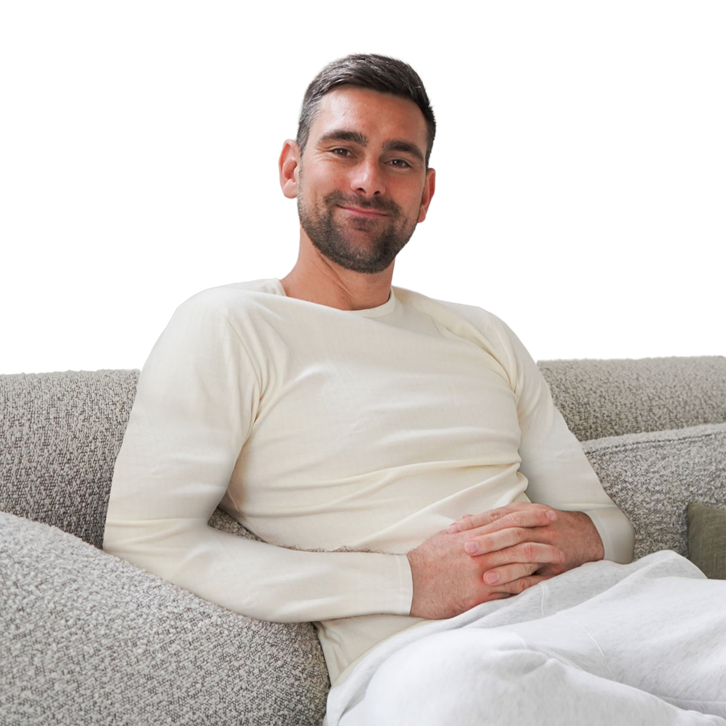 240 GSM Twin layer Cotton/Wool Thermo Fleece for Sensitive Skin