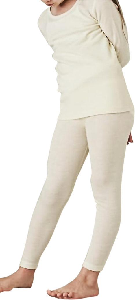 PURE EXTRA FINE MERINO WOOL  – KIDS – WHITE 240 gsm excellent up to -20C